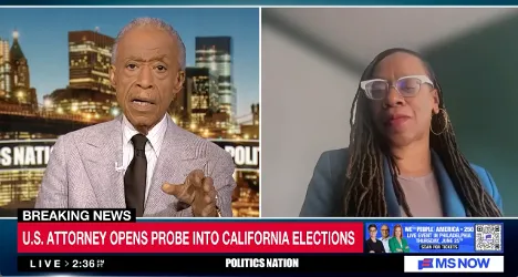 Congresswoman Simon Speaks with Reverend Al Sharpton
