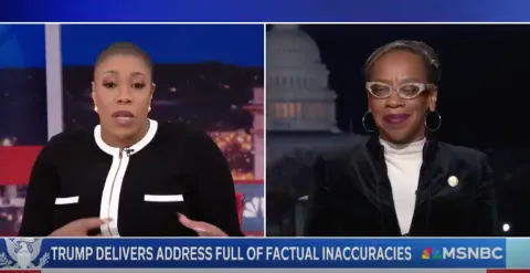 Congreswoman Simon (D-CA-12) with Symonne Sanders