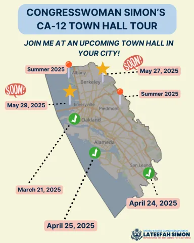 Congresswoman Simon Town Hall
